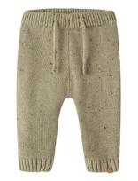 Lil'Atelier - Nbngalto Fom Knit Pant Lil - Kelnės - Chaki spalva