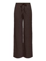 ONLY - Onlerikka Hw Wide Crinkle Pant Pnt - Plačios kelnės - Ruda