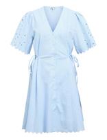 Object - Objberra S/S Re Short Shirt Dress 145 - Marškininė suknelė - Mėlyna
