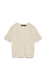 Vero Moda - Vmbrigitte Ss V-Neck Short Cardigan - Megztinis - Kreminė spalva