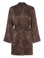 Hunkemöller - Kimono Satin Leo - Kimono - Juoda