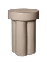 Blomus - Ceramic Stool - Ø 33 Cm - Toru - Fungi - Mažas staliukas - Smėlio