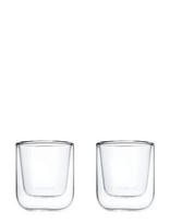 Blomus - Set Of 2 Insulated Espresso Glasses - 0,08 L - Nero - Clear Glass - Espreso puodelis - Nude