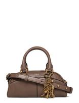 Chloé - Bowling Leather Handle Bag - Rankinė - Ruda