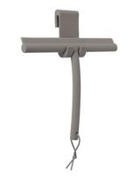 Blomus - Shower Squeegee, Includes Overdoor Hook - 20 X 25 X 2,5 Cm - Vipo - Satellite - Valymui - Pilka