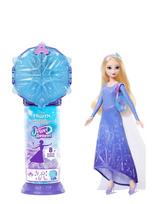 Frost - Disney Frozen Jewel Reveal Ice Skating Elsa Fashion Doll With 8 Surprises Including Gem Box & Accy - Lėlė - Violetinė