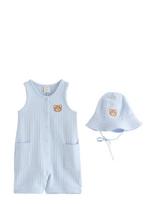 Lindex - Set - Romper And Sun Hat - Sportinis kostiumas - Mėlyna