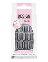 Depend Cosmetic - Design Selection Graphite Shimmer Medium Sq. Nord - Dirbtiniai nagai - Pilka