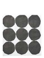 Marimekko By Havi - Marimekko Napkin Kivet - Popierinės servetėlės - Juoda