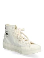 Converse - Chuck Taylor All Star Eva Lift - Aukštakulniai sportbačiai - Kreminė spalva