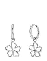 Edblad - Alba Hoops Silver - Auskarai - Sidabro