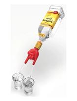 Winkee - Skænkeprop - Rock Hand Bottle Pourer - Butelių atidarytuvai ir vyno kamščiai - Raudona