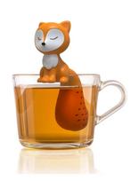 Winkee - Tefilter - Fox Tea Infuser - Arbatos filtras ir sietelis - Oranžinė