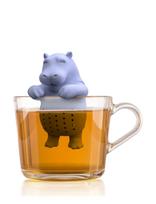 Winkee - Tefilter - Hippo Tea Infuser - Arbatos filtras ir sietelis - Pilka