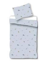 BrandMac - Bed Linen "By Mats" Mini Dino 100X140, 40X45 Cm - Patalynės komplektas - Mėlyna