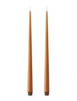 Ester & Erik - Led Taper Candle 40Cm 2-Pack - LED žvakė - Ruda