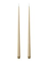 Ester & Erik - Led Taper Candle 40Cm 2-Pack - LED žvakė - Geltona