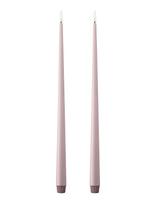 Ester & Erik - Led Taper Candle 40Cm 2-Pack - LED žvakė - Rožinė