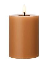 Ester & Erik - Led Pillar Candle 10Cm - LED žvakė - Ruda