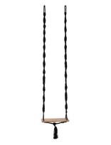 J-Line - Swing Cotton/Albasia Wood Black - Sūpynės - Juoda