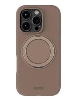 Holdit - Silicone Stand Case Iphone 16 Pro Max Mocha Brown - Telefono dėklas - Ruda