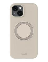 Holdit - Silicone Stand Case Iphone 16E/15 Mocha Brown - Telefono dėklas - Smėlio