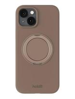 Holdit - Silicone Stand Case Iphone 16E/15 Mocha Brown - Telefono dėklas - Ruda