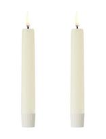 UYUNI Lighting - Taper Candle Soft-Fit Cap W2,3 H15 - LED žvakė - Kreminė spalva