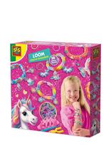 SES Creative - Loom Bracelets - Unicorns - Rankdarbių rinkinys - Rožinė