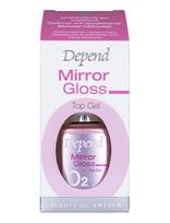 Depend Cosmetic - (Hybrid Speed Glossy) Top Gel - Nagų lakas - Nude