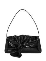 ROTATE - Croco Knot Scarf Bag - Rankinė - Juoda