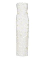 ROTATE - Flower Mesh Tube Dress - Ilga suknelė - Balta