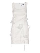 ROTATE - 3D Lily Mini Dress - Trumpa suknelė - Balta