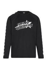 Hummel - Hmlflying Champion T-Shirt L/S - Ilgarankoviai marškinėliai - Juoda