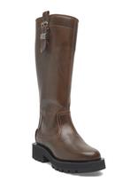 Ganni - Studs High Boot Crinkle Oleatex - Ilgaauliai batai - Ruda