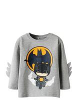 Name It - Nmmolej Batman Ls Nreg Top Box Wab - Ilgarankoviai marškinėliai - Pilka