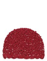 SUI AVA - Crochet Sequin Hat - Kepurė - Raudona