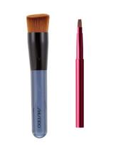 Shiseido Foundation Brush 131 dedicated Lip Brush N 407 Set (with case) + (Red) (1 piece)