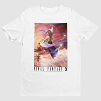Final Fantasy X Yuna Sending Key Art Premium Unisex T-shirt Gifts JRPG Gamers S įvairiaspalvis