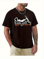 Can-Am & WoSpider Graphic T-shirt - 100% Cotton Machine Washable Short Sleeve Tee with Bold CAN-AM SPIDER Print S įvairiaspalvis