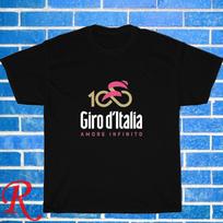 Nauja!  Giro D Italia Logotipas Juoda Pilka Tamsiai Mėlyna Balta Dydis S-5XL Unisex Marškinėliai S