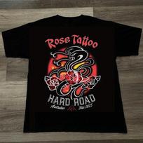 Rose Tattoo Tour BLACK T-Shirt Available In Made From with Vibrant Prints Ideal for Gifts Clothing Short Sleeve Shirt Men Women S įvairiaspalvis