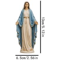 Švenčiausios Mergelės Marijos Statulėlė Katalikiška Figūrėlė Dekoras Šventosios Motinos Figūra Namams Darbo Kambariui Maldos Kambariui Bažnyčiai Katedrai Šventyklai Altoriui kava