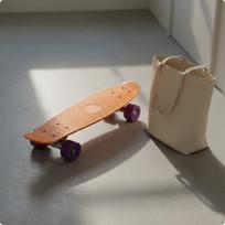 Spalvingas Penny Board riedlentė Lengvas 27 colių Cruiser pradedantiesiems, Lauke, Orange