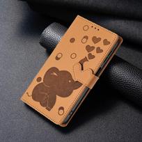 Mielas drambliuko odinis atverčiamas piniginės tipo dėklas telefonui Samsung Galaxy S25 Ultra S24 Plus S23 S22 S21 S20 FE A56 A36 A16 A55 Kortelių dėklas Samsung S20 FE 4G 5G geltona