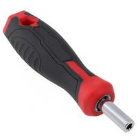 128mm Bit Handle 4mm/6.35mm Handle Driver Magnetic raudona