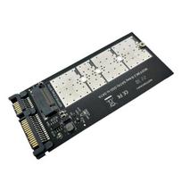 M.2 NGFF į SATA adapterio kortelė su atsuktuvu B rakto SSD keitiklis NGFF M.2 į 2,5 colio SATA III adapterio plokštė skirta NGFF M.2 2280 2260 2242 2230 SSD juoda