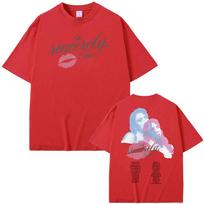Sincerely Tour Crewneck Tee 2025 New Kali Uchis Tops Summer Hip Hop 100%cotton Tee-shirt High Quality Retro Round Neck Tshirt S