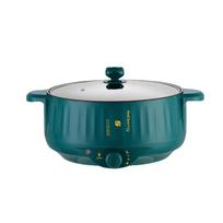Multi-Functional Electric Cooker: Non-Stick Electric Pot, Wok, Hot Pot & Steamer for Dorms Non-Stick 20CM blue
