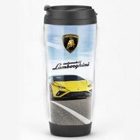Aukščiausios klasės Naujas Amerikietiškas Paprastas Kelioninis Puodelis Su Asmenine Parašo Nešiojama Kavos Puodelio Lenktynių Tema Automobilio Lamborghini LOGO Aksesuarai